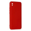 Xiaomi Redmi 9a Kılıf Nano İçi Kadife Silikon - Kırmızı