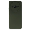 Xiaomi Redmi A3 4g Kılıf Nano İçi Kadife Silikon - Koyu Yeşil