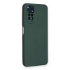 Xiaomi Redmi Note 11 Kılıf Nano İçi Kadife Silikon - Koyu Yeşil