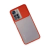 Xiaomi Redmi Note 11t Kılıf Palm Buzlu Kamera Sürgülü Silikon - Kırmızı