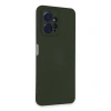 Xiaomi Redmi Note 12 4g Kılıf Nano İçi Kadife Silikon - Koyu Yeşil