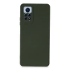 Xiaomi Redmi Note 12 Pro 4g Kılıf Nano İçi Kadife Silikon - Koyu Yeşil