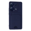 Xiaomi Redmi Note 13 Pro 4g Kılıf Kelvin Kartvizitli Silikon - Lacivert