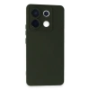 Xiaomi Redmi Note 13 Pro 5g Kılıf Nano İçi Kadife Silikon - Koyu Yeşil