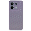 Xiaomi Redmi Note 13 Pro 5g Kılıf Petek Silikon Kapak - Lila