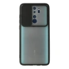 Xiaomi Redmi Note 8 Pro Kılıf Palm Buzlu Kamera Sürgülü Silikon - Siyah