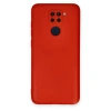 Xiaomi Redmi Note 9 Kılıf Nano İçi Kadife Silikon - Kırmızı