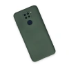 Xiaomi Redmi Note 9 Kılıf Nano İçi Kadife Silikon - Koyu Yeşil