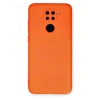 Xiaomi Redmi Note 9 Kılıf Nano İçi Kadife Silikon - Turuncu