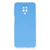 Xiaomi Redmi Note 9 Pro Kılıf Nano İçi Kadife Silikon - Mavi