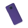 Xiaomi Redmi Note 9 Pro Kılıf Nano İçi Kadife Silikon - Mor