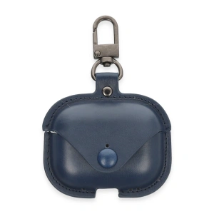 Airpods 3 (3.nesil) Çanta Deri Kılıf - Lacivert