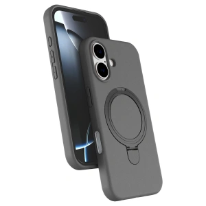 Apple İphone 16 Regal Magsafe Standlı Kapak - Titan Gri