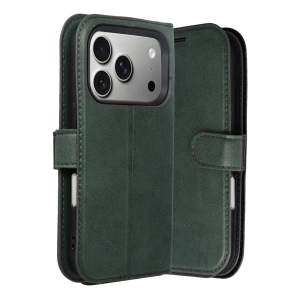 Apple İphone 17 Pro Max Trend S Plus Kapaklı Kılıf - Yeşil