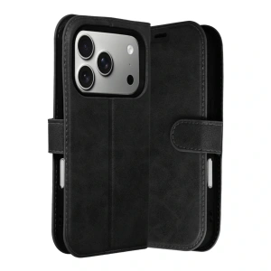 Apple İphone 17 Pro Trend S Plus Kapaklı Kılıf - Siyah