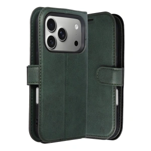 Apple İphone 17 Pro Trend S Plus Kapaklı Kılıf - Yeşil