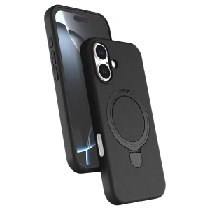 Apple İphone 17 Regal Magsafe Standlı Kapak - Siyah