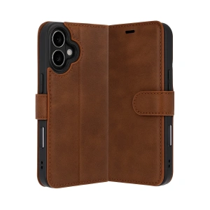 Apple İphone 17 Trend S Plus Kapaklı Kılıf - Taba