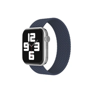 Apple Watch 38mm Ayarlı Solo Silikon Kordon - Lacivert