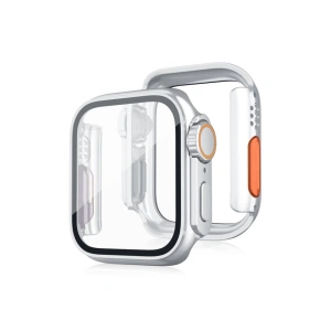 Apple Watch 40mm Watch 49mm Kasa Dönüştürücü Ve Ekran Koruyucu - Çöl Titanyum