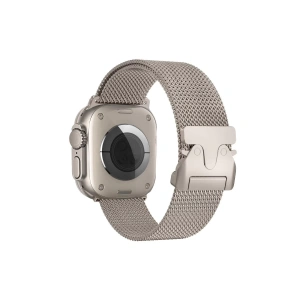 Apple Watch 42mm Milano Metal Kordon - Titan Gri