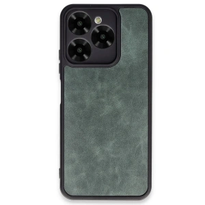 General Mobile Era 50 Kılıf Aras Deri Kapak - Koyu Yeşil