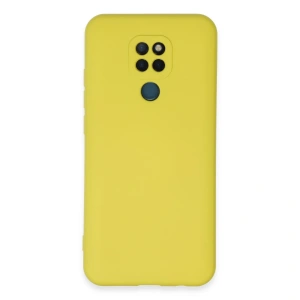 General Mobile Gm 20 Kılıf Nano İçi Kadife Silikon - Sarı