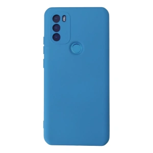 General Mobile Gm 21 Plus Kılıf Nano İçi Kadife Silikon - Mavi