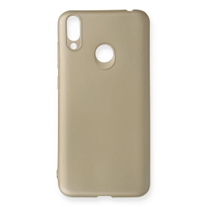 Huawei Honor 8c Kılıf First Silikon - Gold