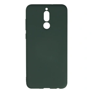 Huawei Mate 10 Lite Kılıf Nano İçi Kadife Silikon - Koyu Yeşil