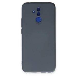 Huawei Mate 20 Lite Kılıf Nano İçi Kadife Silikon - Gri
