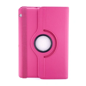 Huawei Mediapad T3 10 / 9.6 Kılıf 360 Tablet Deri Kılıf - Pembe