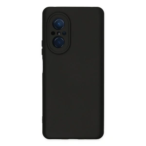 Huawei Nova 9 Se Kılıf Nano İçi Kadife Silikon - Siyah