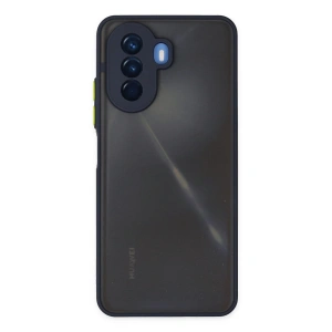 Huawei Nova Y70 Kılıf Montreal Silikon Kapak - Lacivert