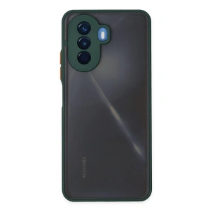 Huawei Nova Y70 Kılıf Montreal Silikon Kapak - Yeşil