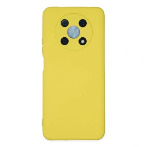 Huawei Nova Y90 Kılıf Nano İçi Kadife Silikon - Sarı