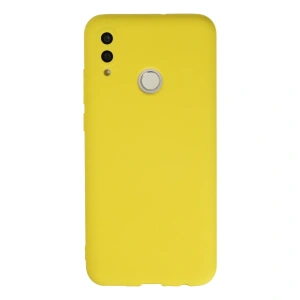 Huawei P Smart 2019 Kılıf Nano İçi Kadife Silikon - Sarı