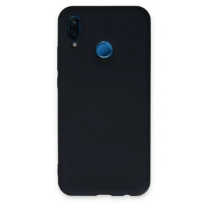 Huawei P20 Lite Kılıf Nano İçi Kadife Silikon - Lacivert