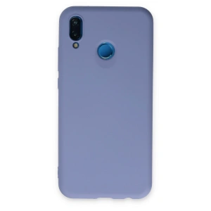 Huawei P20 Lite Kılıf Nano İçi Kadife Silikon - Lila
