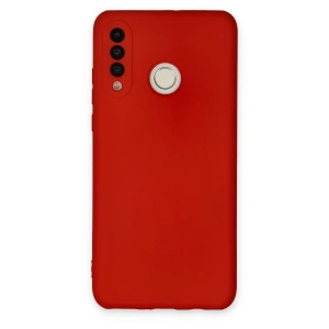 Huawei P30 Lite Kılıf Nano İçi Kadife Silikon - Kırmızı