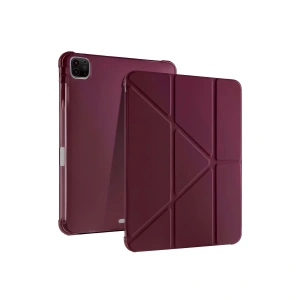 İpad Air 13 (2024) Kılıf Kalemlikli Mars Tablet Kılıfı - Mürdüm