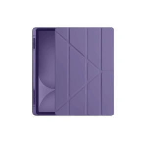 İpad Pro 11 (2024) Kılıf Kalemlikli Hugo Tablet Kılıfı - Mor