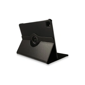 İpad Pro 12.9 (2021) Kılıf 360 Tablet Deri Kılıf - Siyah
