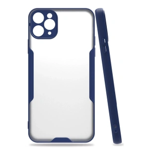 İphone 11 Pro Max Kılıf Platin Silikon - Lacivert
