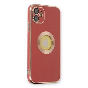 İphone 12 Kılıf Store Silikon - Kırmızı