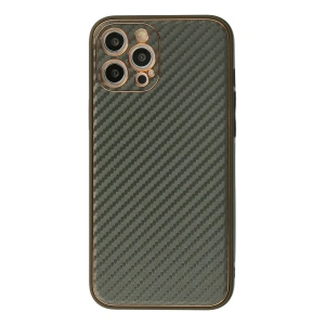 İphone 12 Pro Kılıf Coco Karbon Silikon - Füme