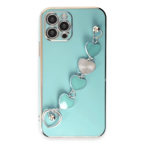 İphone 12 Pro Kılıf Esila Silikon - Su Yeşili