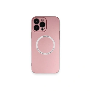 İphone 13 Pro Kılıf Jack Magneticsafe Lens Silikon - Rose Gold