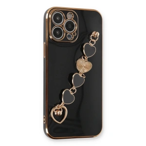 İphone 13 Pro Max Kılıf Esila Silikon - Siyah