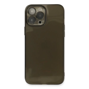 İphone 13 Pro Max Kılıf Fly Lens Silikon - Siyah